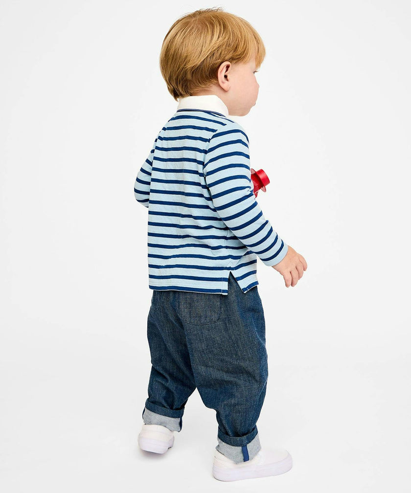 Parker Polo, Sky Blue Stripe