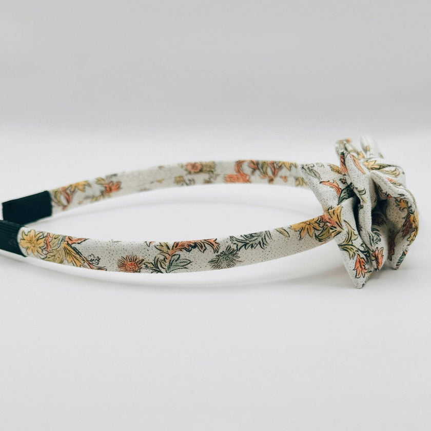 Three Little Bows Headband | Mustard Sage Bloom