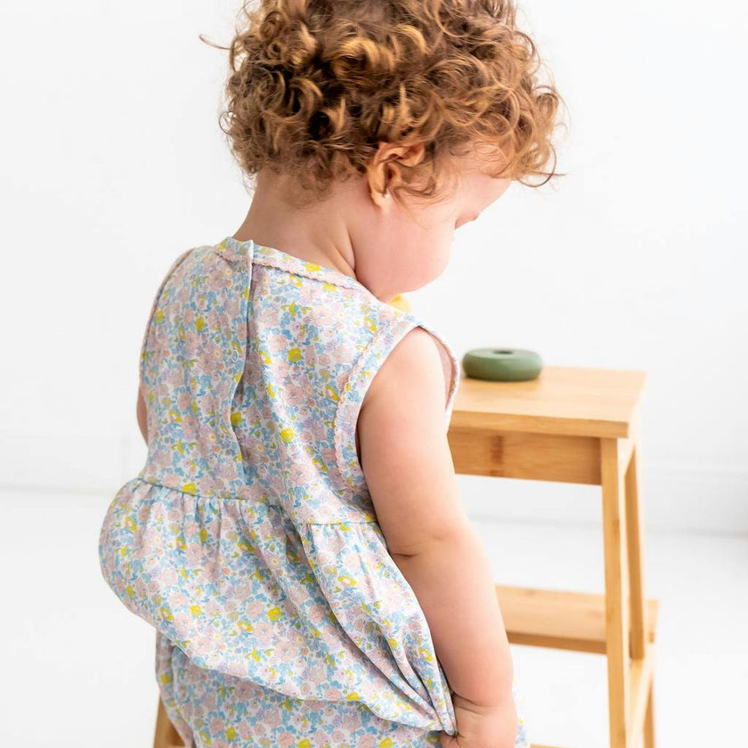 Liberty Pima Cotton Baby Dress w/ Bloomer