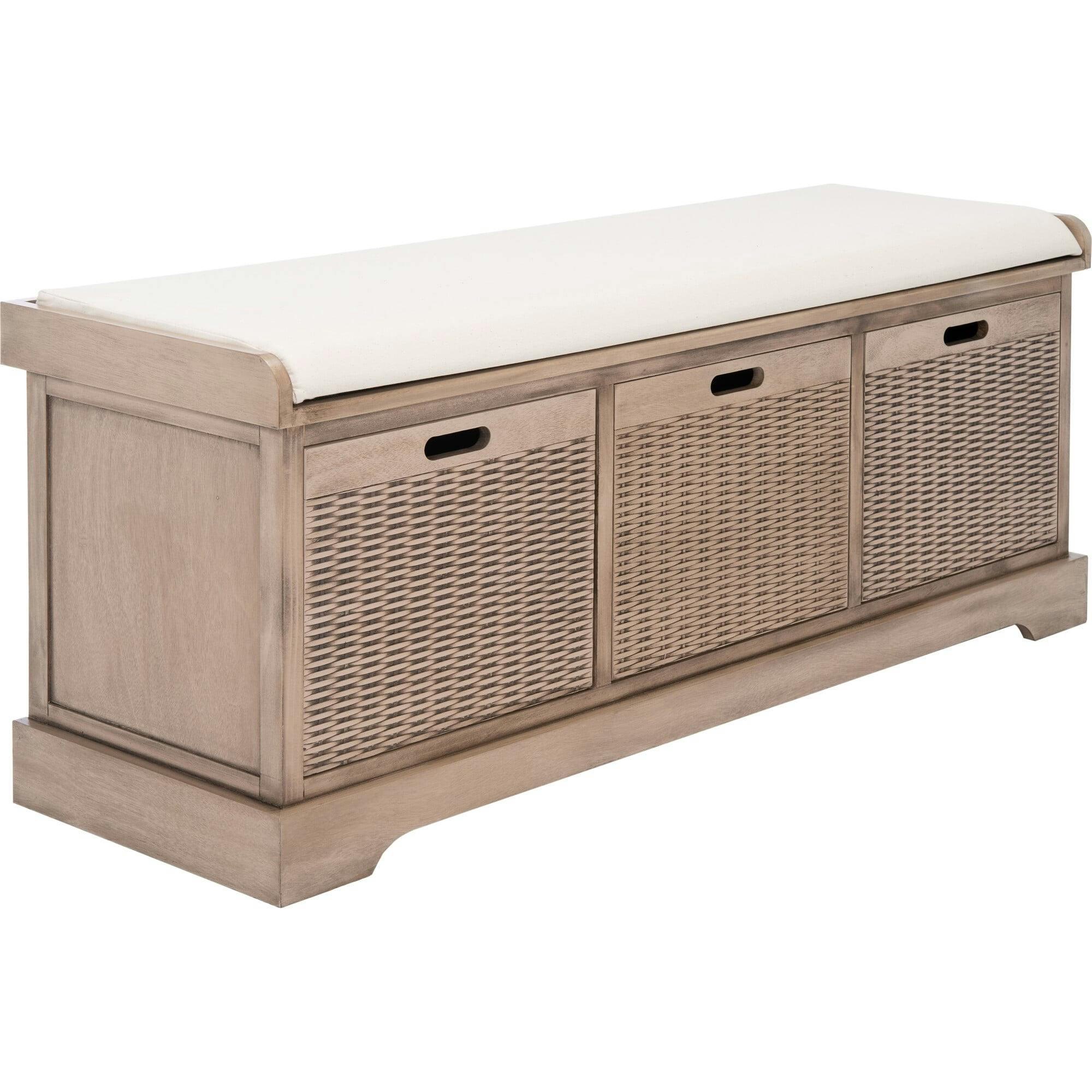 Landers 3-Drawer Cushion Storage Bench