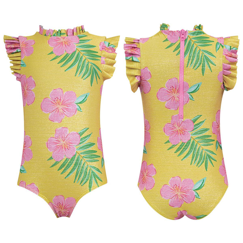 HIBISCUS AMARILLO SHINE - ALISSON ONE PIECE