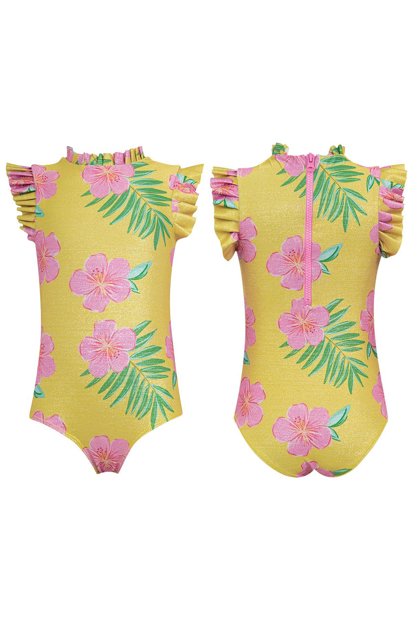 HIBISCUS AMARILLO SHINE - ALISSON ONE PIECE