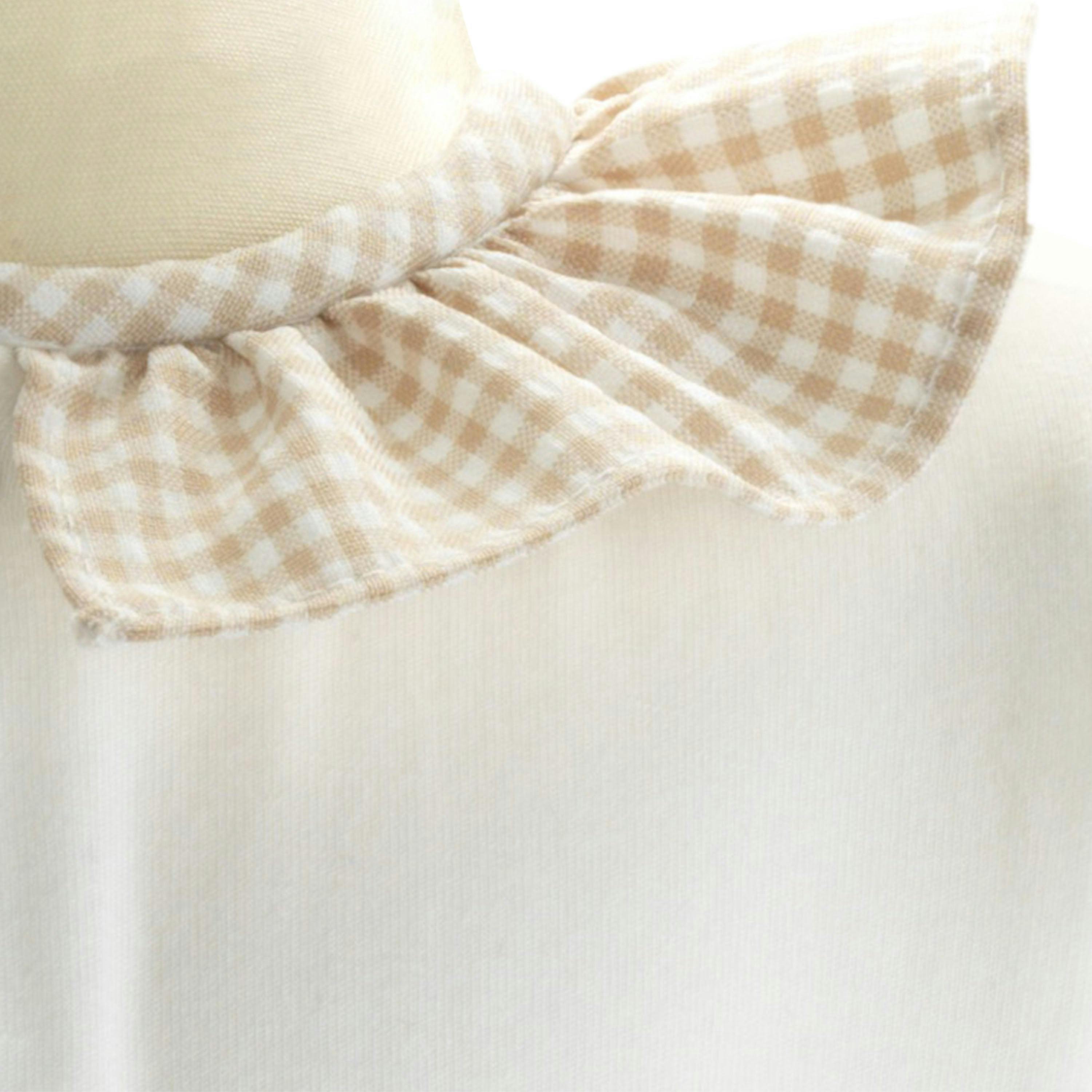 Gingham Collar Babygro