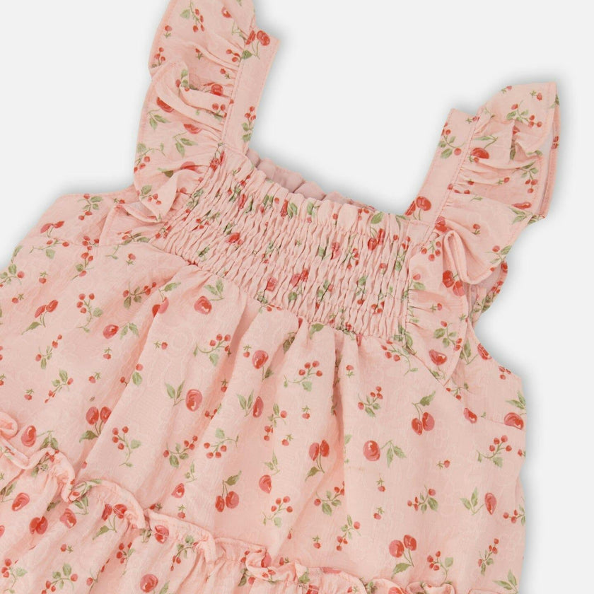 Multi-Tiered Dress With Smocking