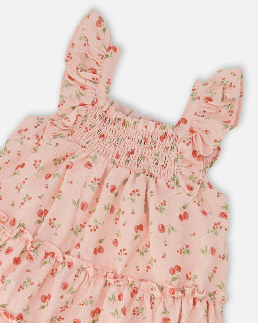 Multi-Tiered Dress With Smocking