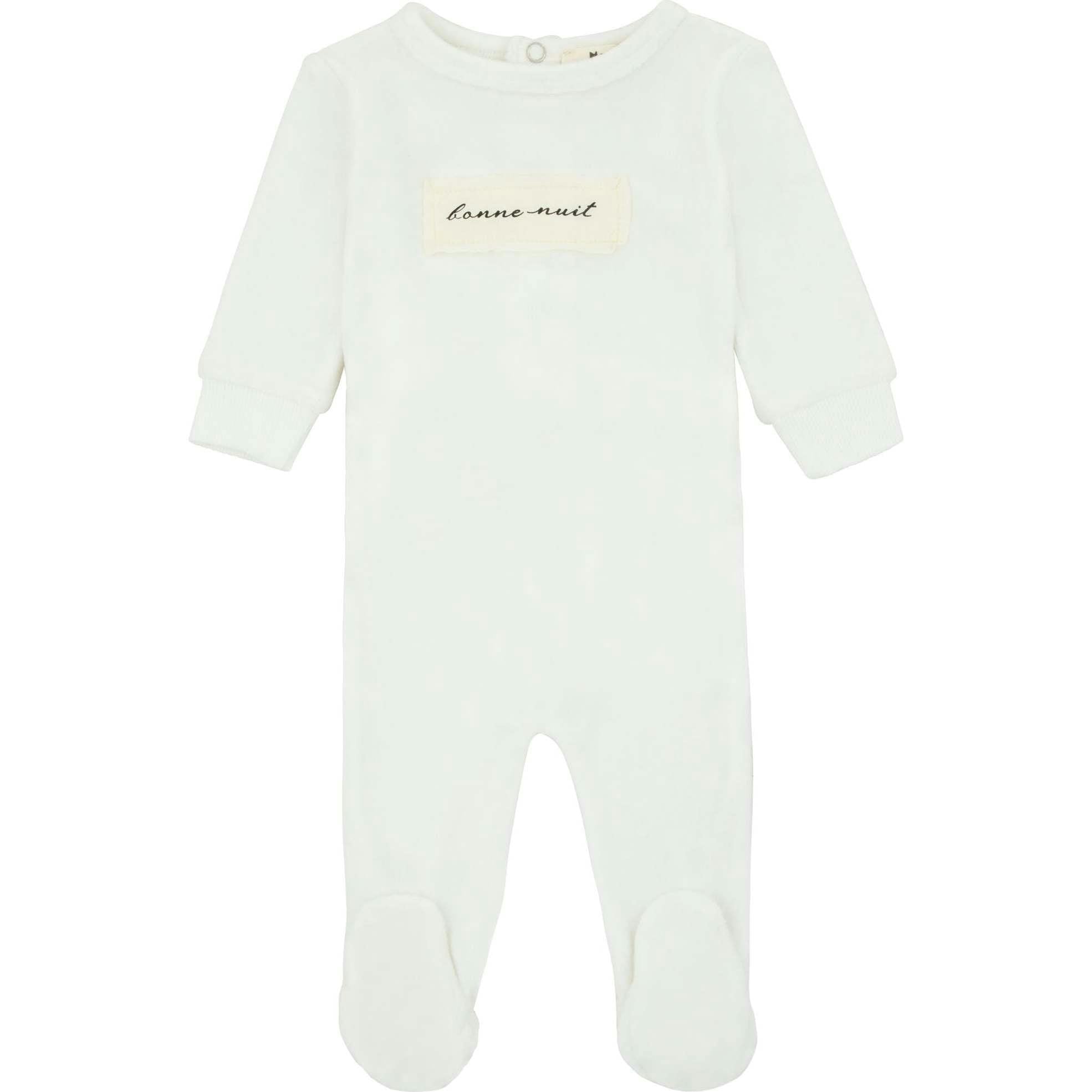 Velour Patch Footie