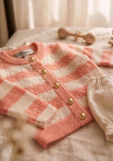 THE ASPEN CASHMERE CARDIGAN | NANTUCKET STRIPE