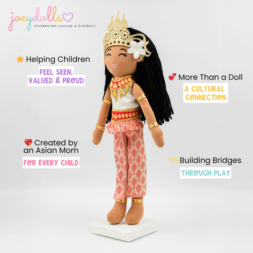 Cambodian 'Soriya' Cultural Doll