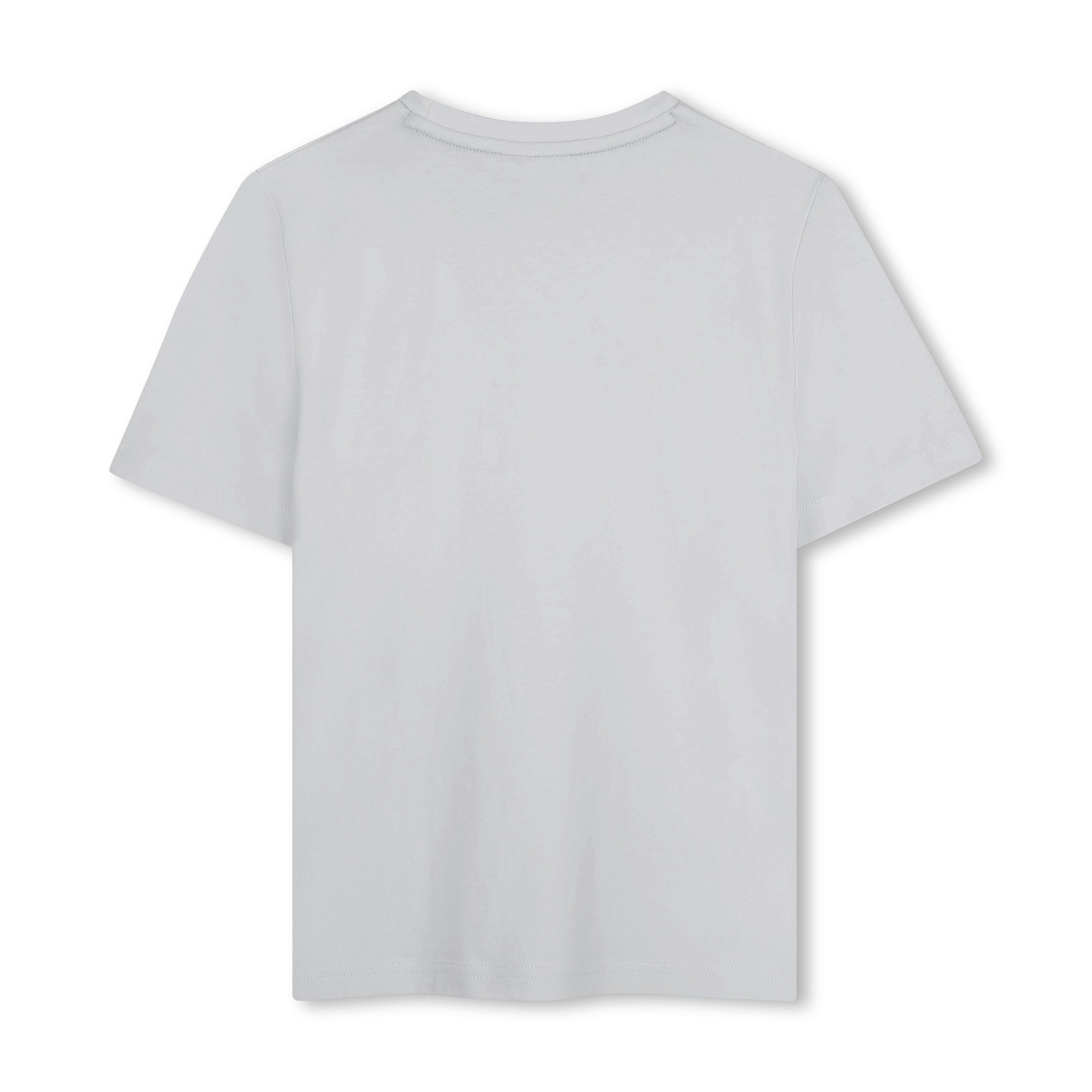 Chine Grey Logo Print T-Shirt