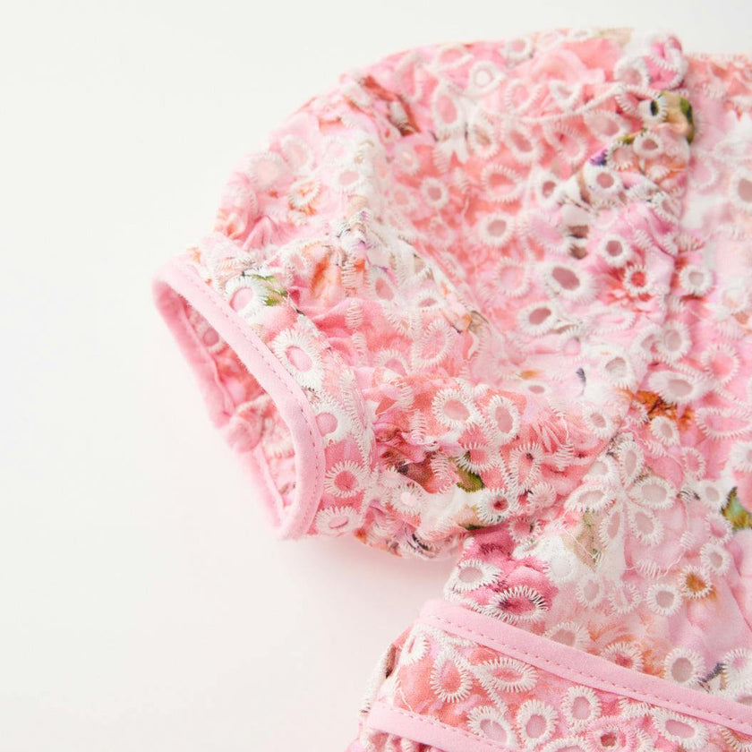 Julietta Cotton Embroidered Mini Dress (Baby)