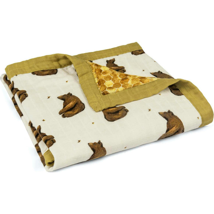 Honey Big Lovey Three-Layer Muslin Blanket