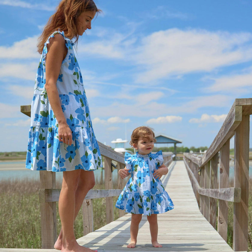 Womens Kalani Dress - Hibiscus Floral