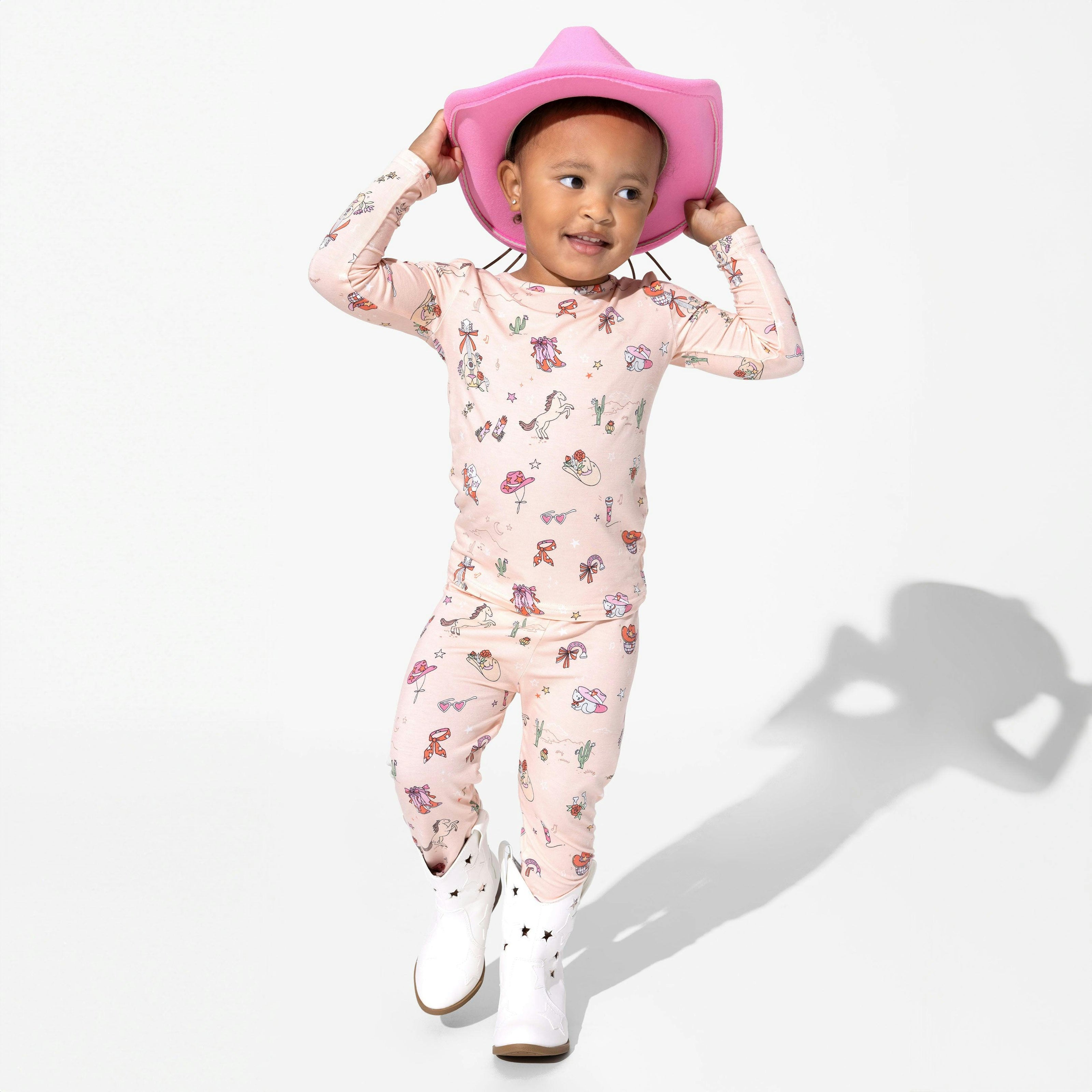 Cowgirl Bamboo Kids Pajamas