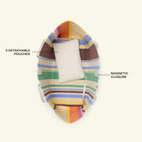 Wellington Cabana Tote, Knit Rainbow Stripe
