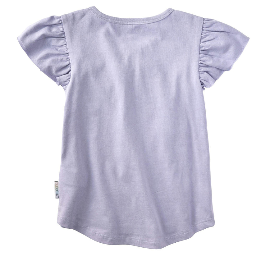 ROSE 5-Pack Ruffle Shoulder Short Sleeve T-shirts