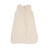 Cotton Muslin Sleep Bag - Taupe Cross