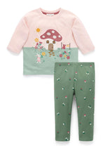 Toadstool Tee & Legging Set Sweet Pea