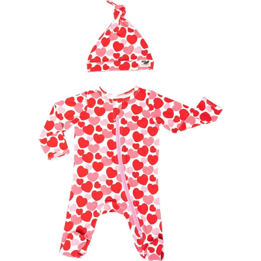 Organic Zippered Footed Onesie