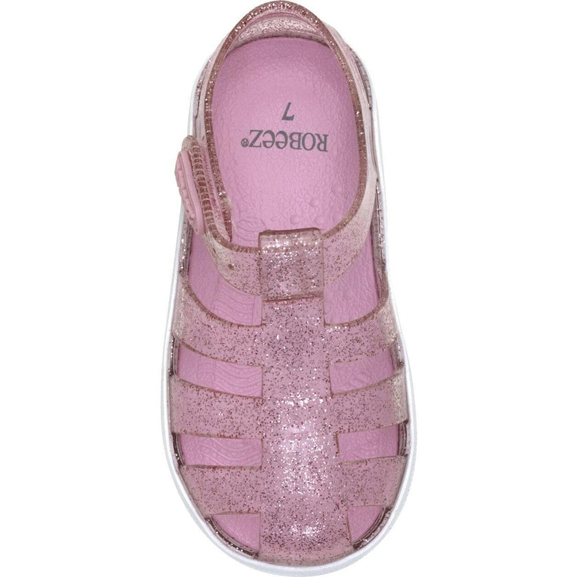 Elite Glitz Jelly Shoes in Pink