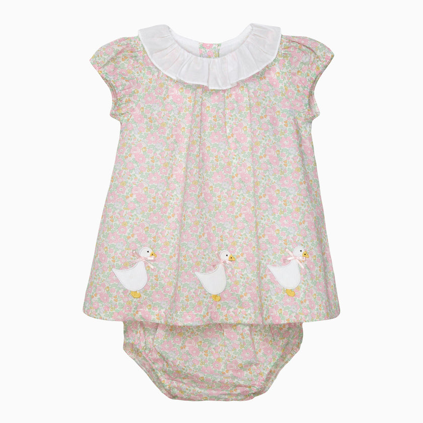 Baby My First Duck Dress in Pink Betsy Ann