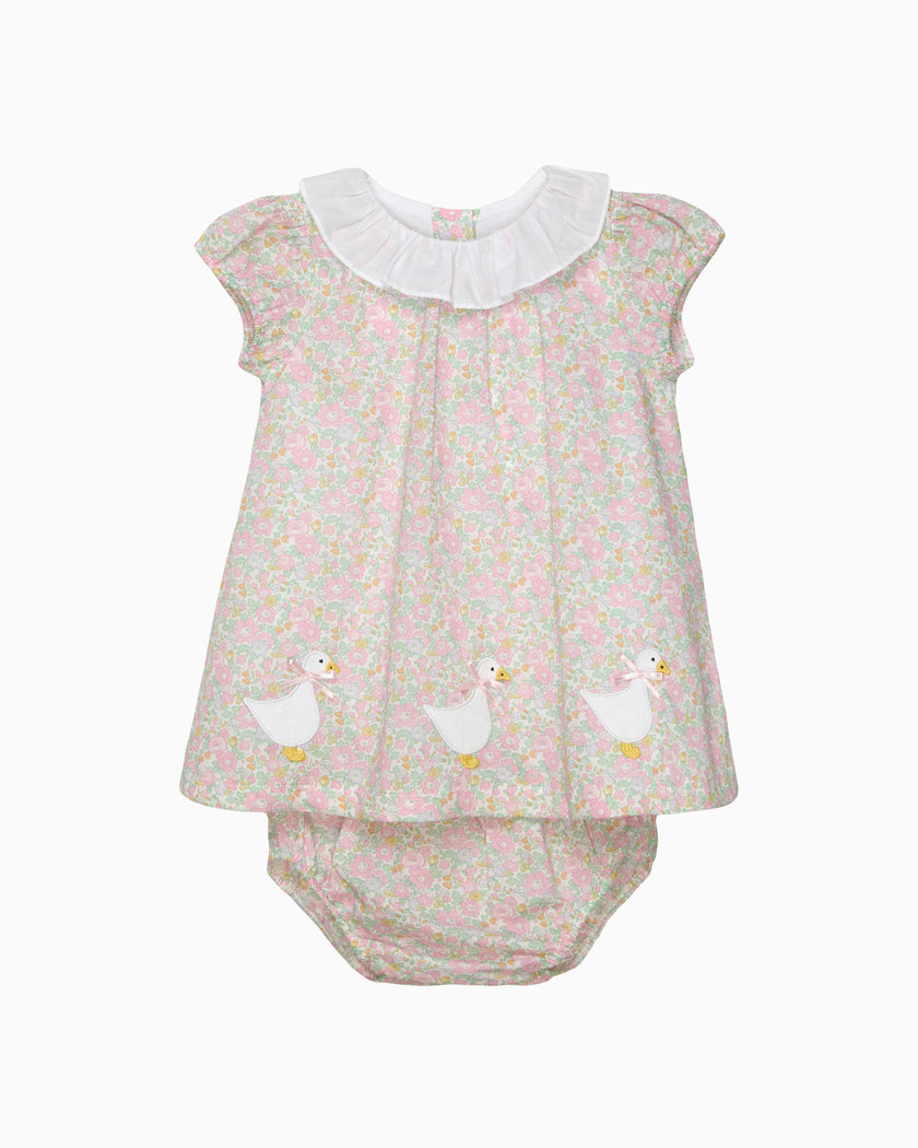 Baby My First Duck Dress in Pink Betsy Ann