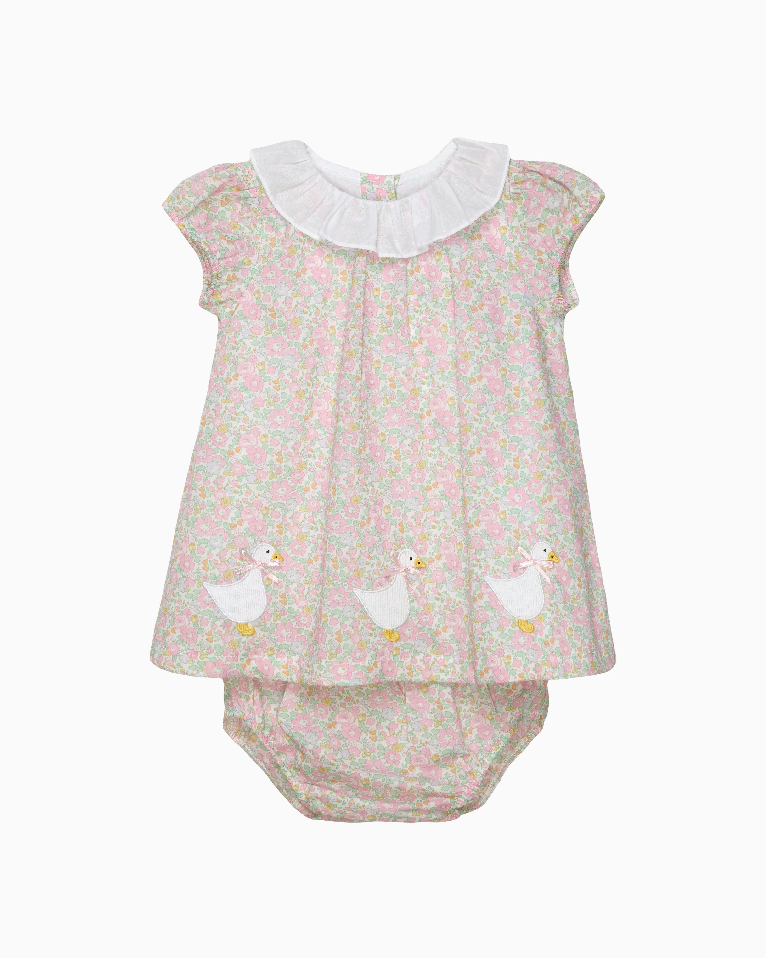 Baby My First Duck Dress in Pink Betsy Ann