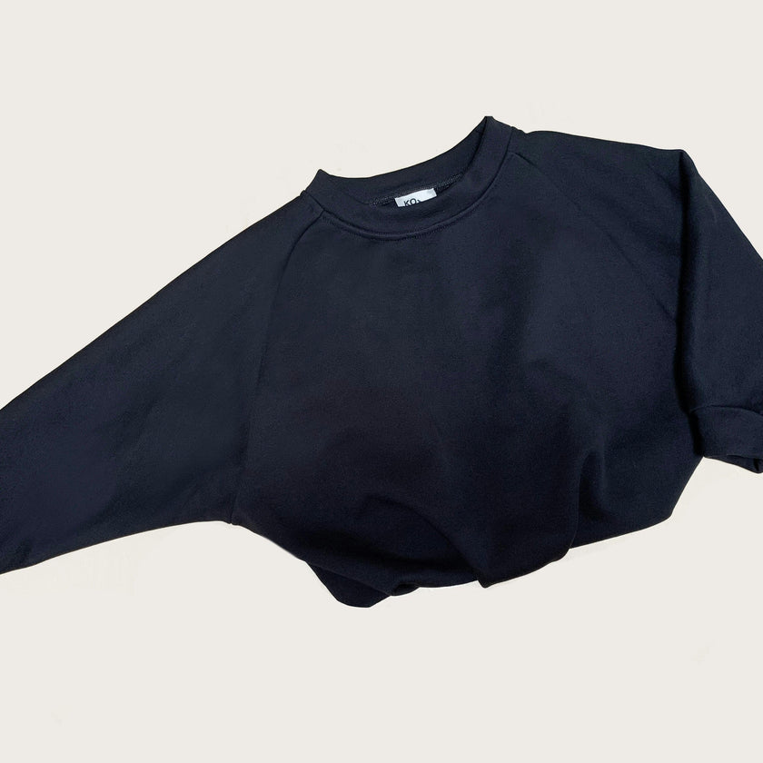 Adult Organic Cotton Black Pebble Sweatshirt