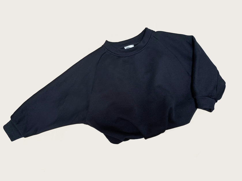 Adult Organic Cotton Black Pebble Sweatshirt