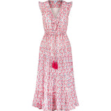 Giselle Womens Maxi Dress Jaipur Bloom, Pink