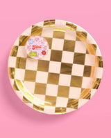 Check Me Out Plates - 25 paper plates