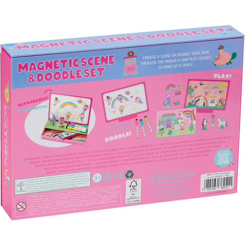 Magnetic Scene and Doodle Set - Rainbow Fairy