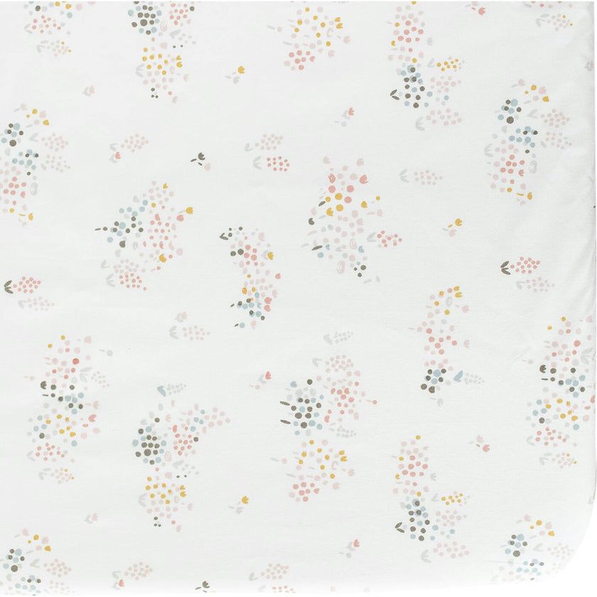 Flower Patch Crib Sheet