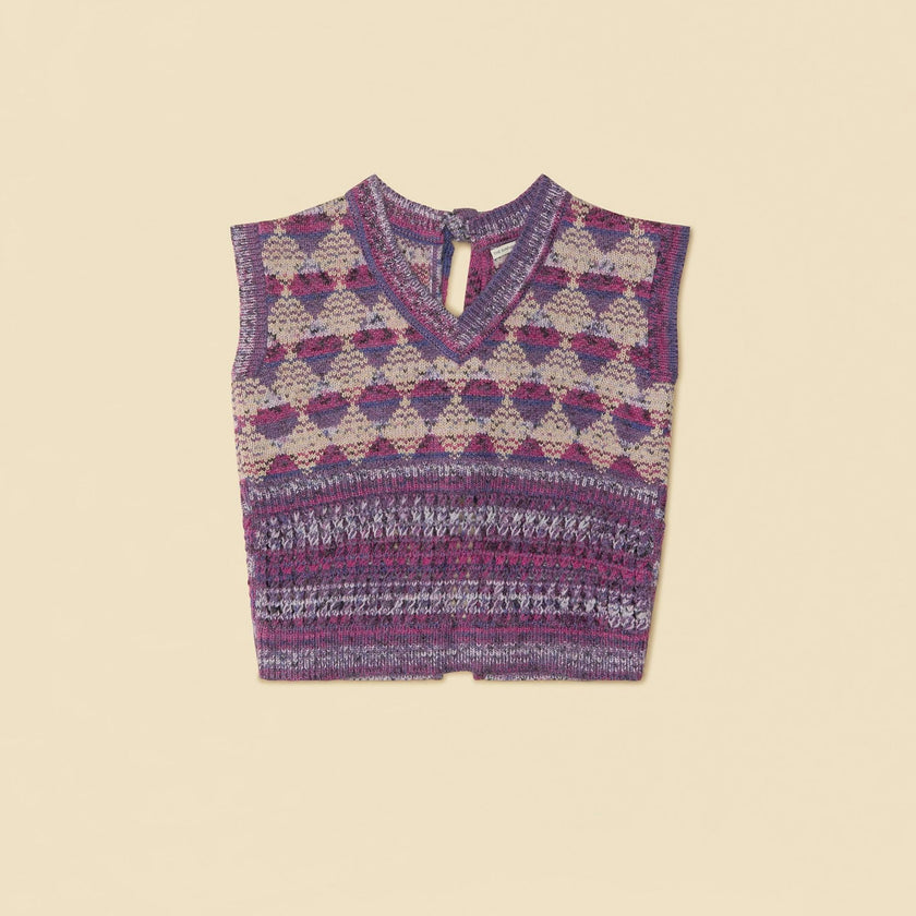 Tie Back Sweater Vest