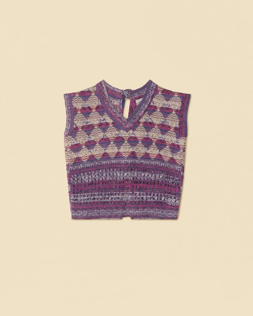 Tie Back Sweater Vest