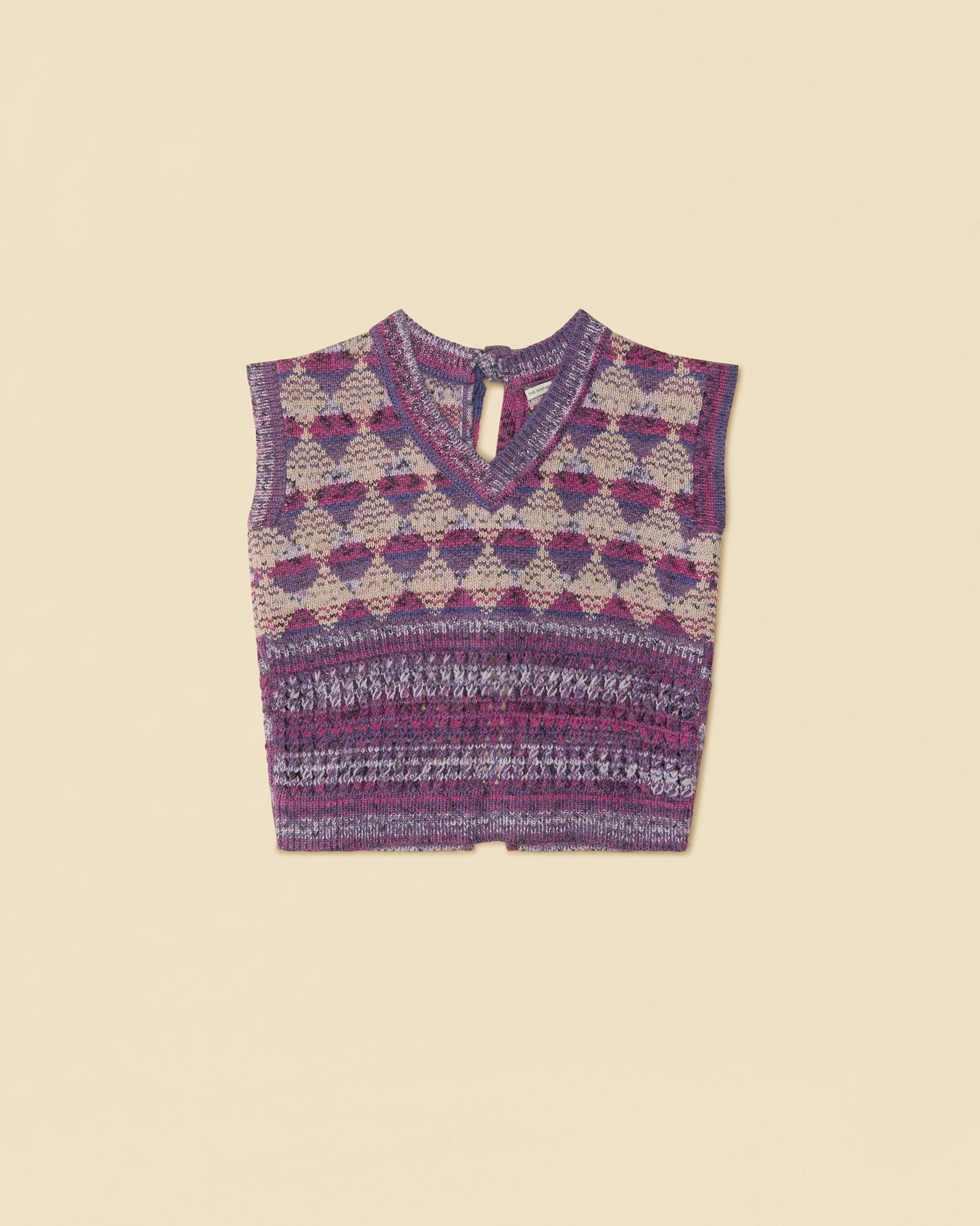 Tie Back Sweater Vest