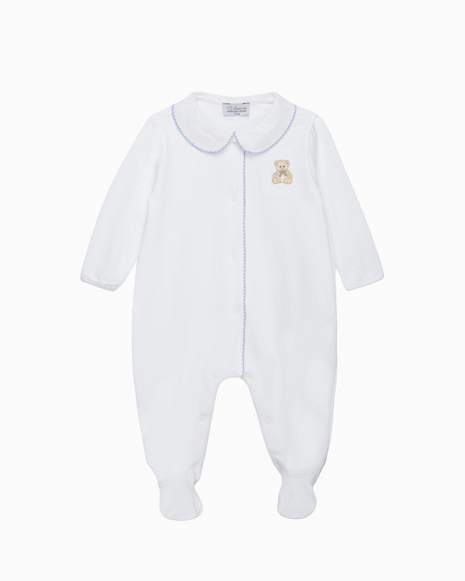 Baby Teddy Embroidered Onesie