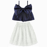 CAROLINE BOSMANS Big Bow Gloss Top
