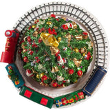 6-Inch Christmas Tree with Revolving Train Music Box