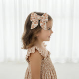 Organic Hair Bow Clip - Sienna