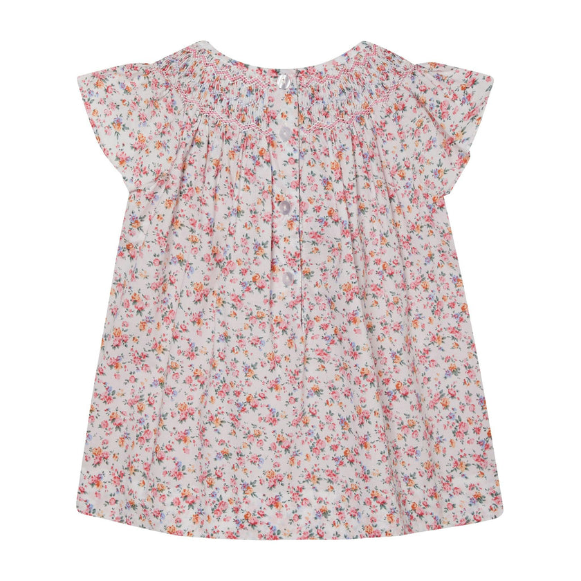 Hand-Smocked Girls Blouse Amarantha