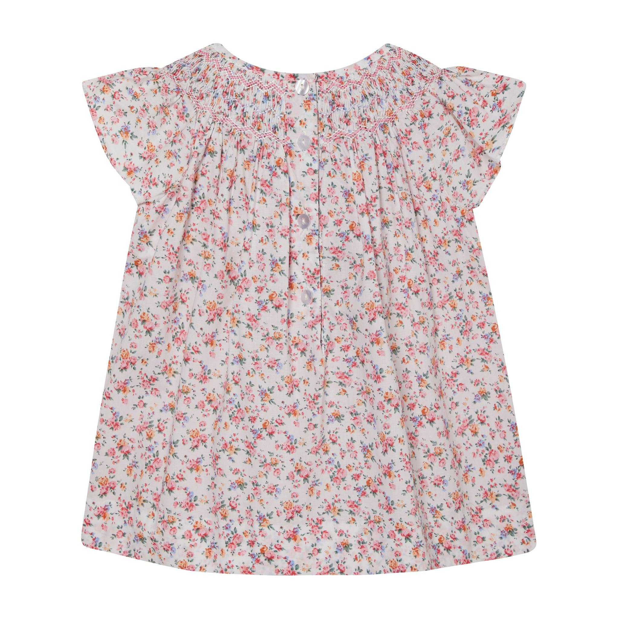 Hand-Smocked Girls Blouse Amarantha