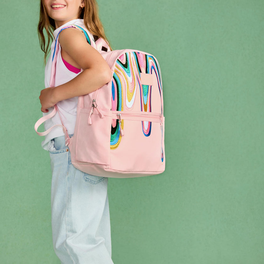 Kane Double Pocket Backpack, Paint Wave