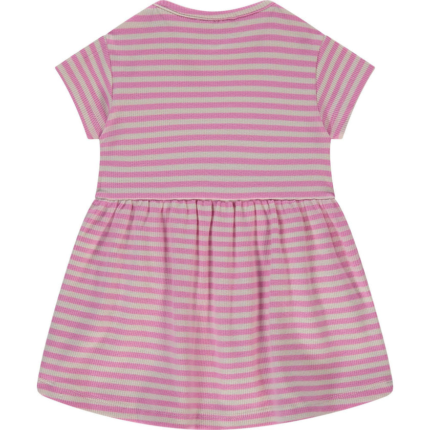 Short Sleeve Bow Pocket Dress