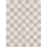 Kitchen Tiles Checkerboard Pattern Washable Rug
