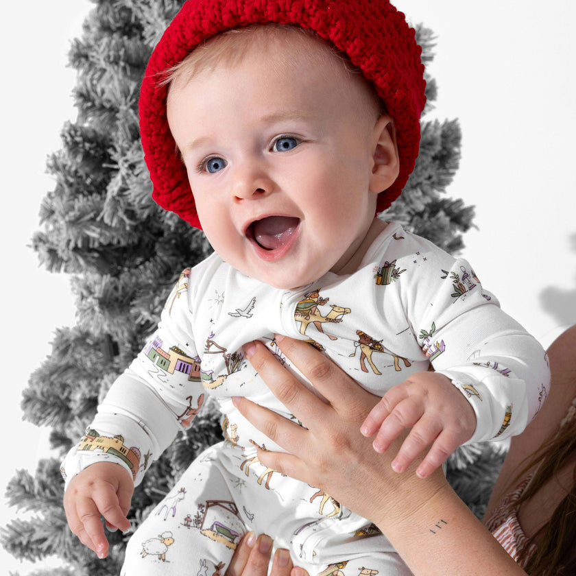 Yuletide Bamboo Convertible Footie