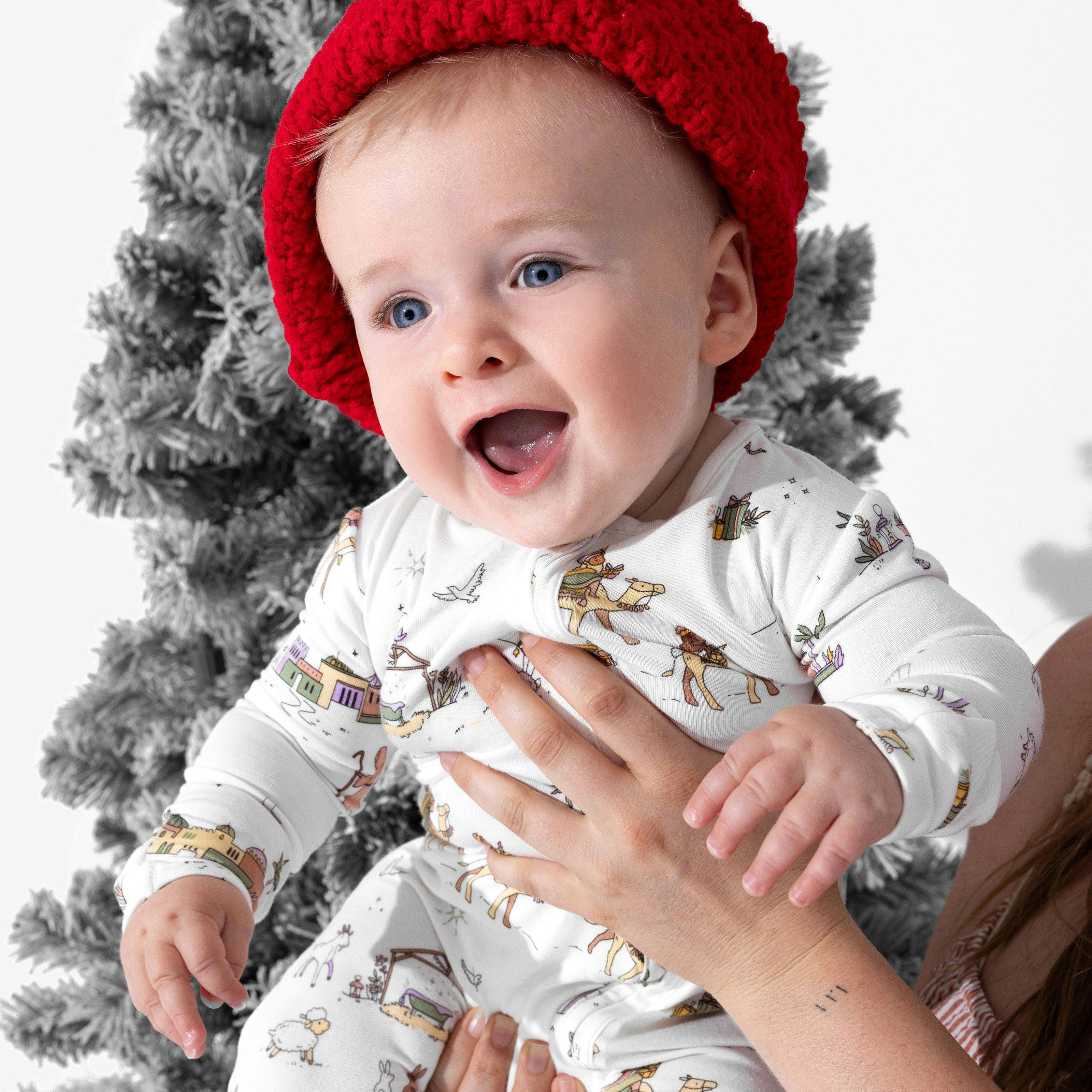 Yuletide Bamboo Convertible Footie