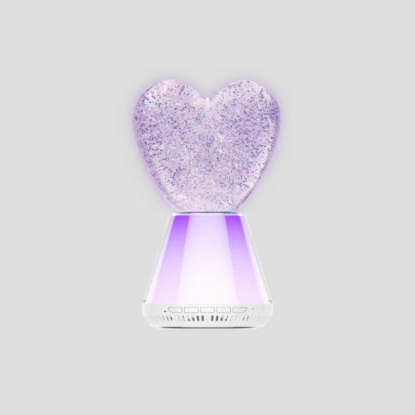 Glitter Heart Bluetooth Speaker