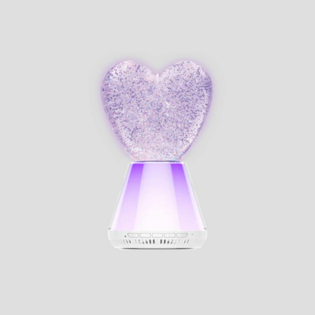 Glitter Heart Bluetooth Speaker