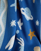 Night Sky Knit Midi Blanket