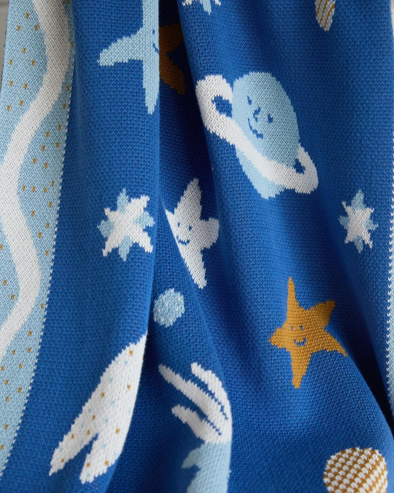 Night Sky Knit Midi Blanket
